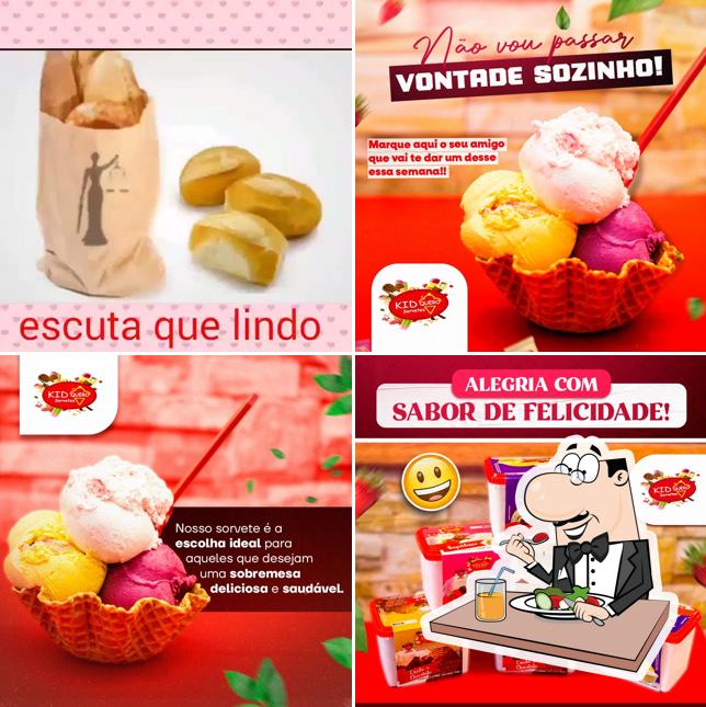 Comida em Kid Quero Sorvetes