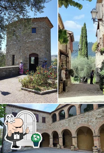 Gli esterni di Hotel Ristorante La Rocca dei Malatesta