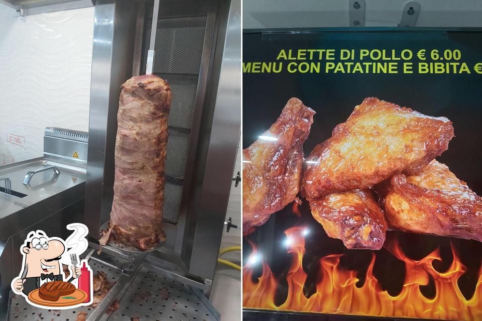 Prenditi i un pasto a base di carne a Pizza kebab alassio