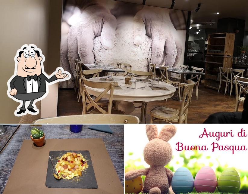 La photo de la intérieur et nourriture concernant Pizzeria Arrigoni & Basso
