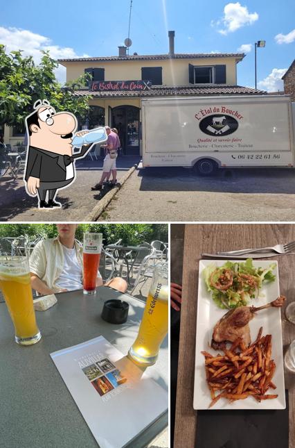 Jetez un coup d’oeil à la photo affichant la boire et extérieur concernant Le bistrot du coin