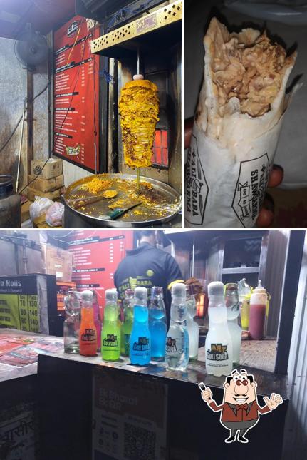 Take a look at the photo displaying food and bar counter at Alibaba Shawarma and 40 Dishes, Choolaimedu