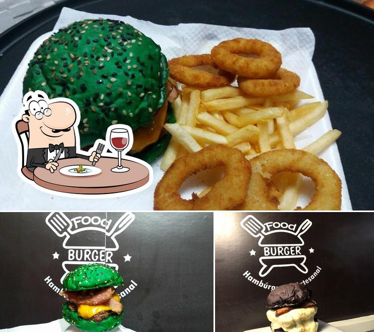 Comida em Food Burger