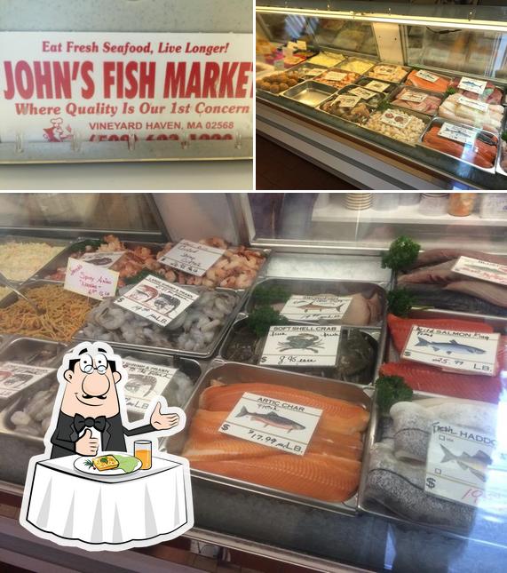 John's Fish Market in Tisbury Restaurant menu and reviews