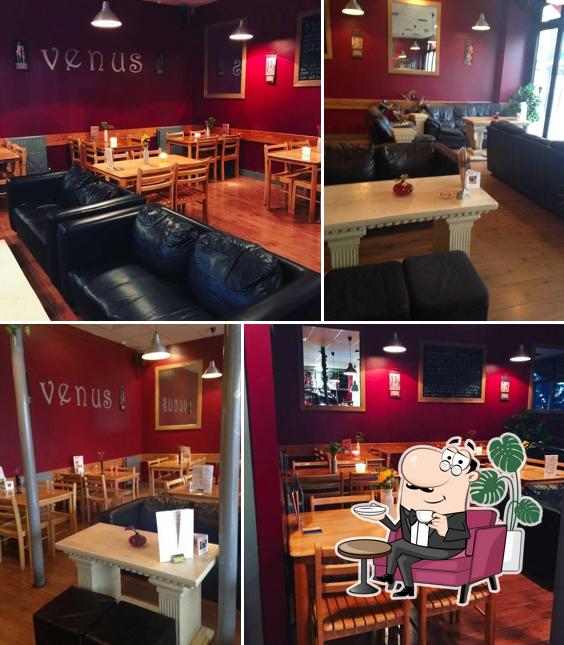 The interior of Venus Bar & Brasserie