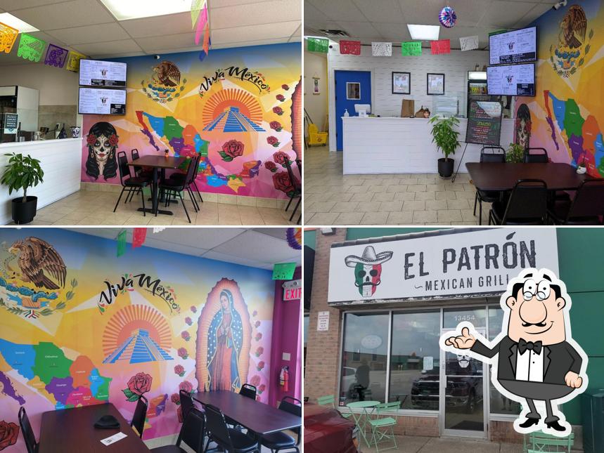 The interior of El Patron Mexican Grill