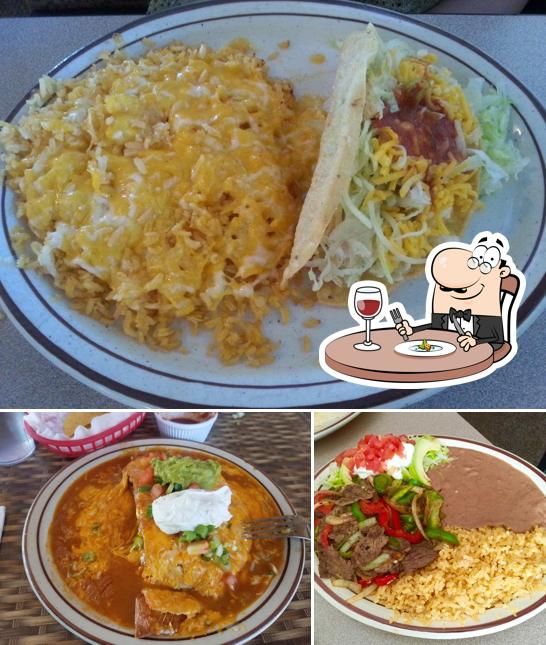 Tacos and fried rice at Murillo's Mexican Food -Monte Vista