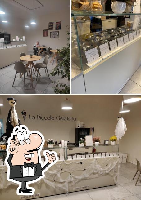 Gli interni di La Piccola Gelateria