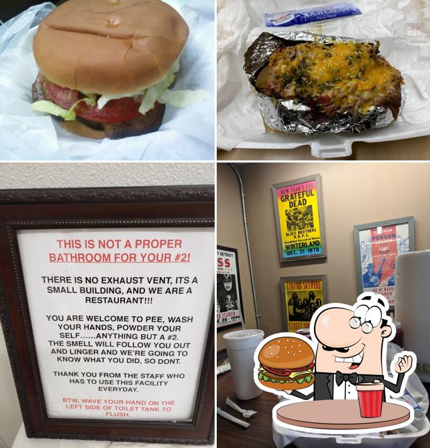 Try out a burger at Uncle Sonny's Bar B Que