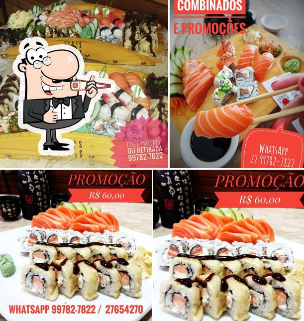 Sushi é um famoso prato originário do Japão