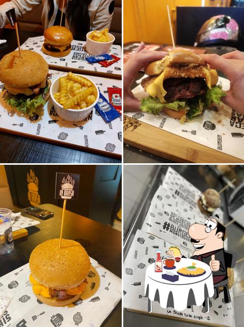 Hambúrguer em La Brasa Burger Savassi