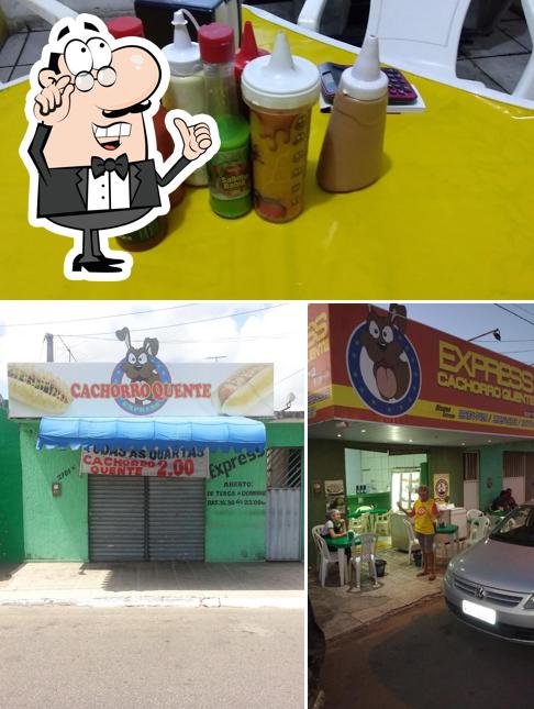 Esta é a foto ilustrando interior e cerveja no Cachorro Quente Express