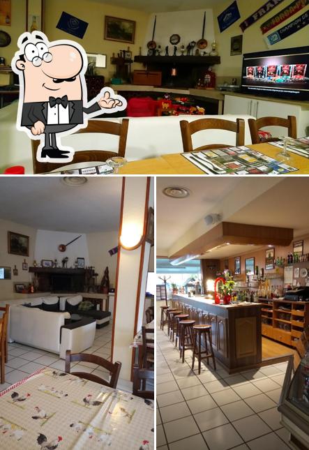 L'intérieur de Chez Mario