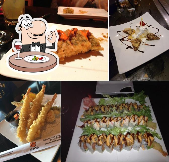Еда в "Shinto Japanese Steakhouse & Sushi Lounge"