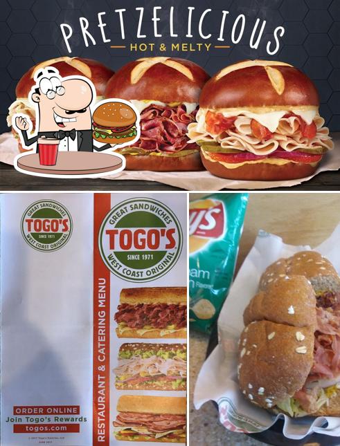 Order a burger at TOGO'S Sandwiches