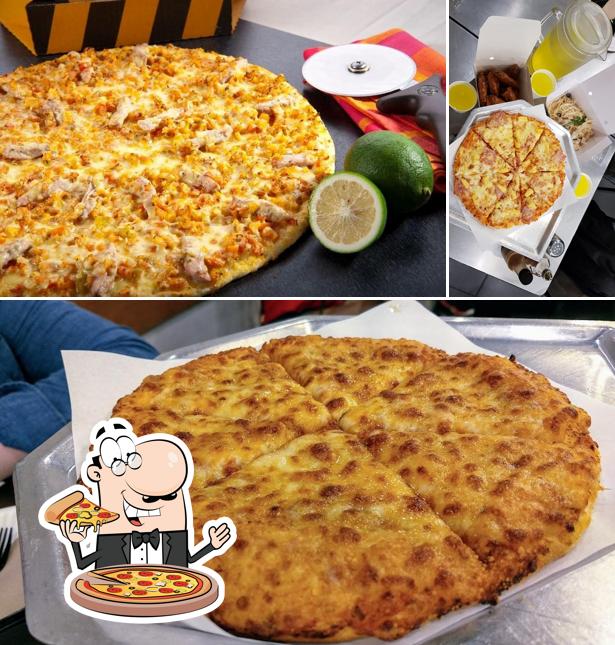 Try out pizza at Yellow Cab Pizza Co
