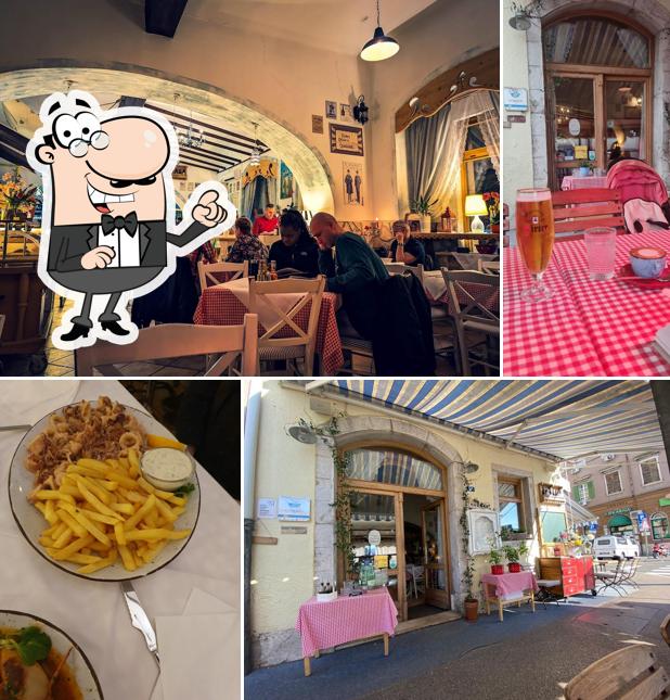 Gli interni di Bistro Mornar