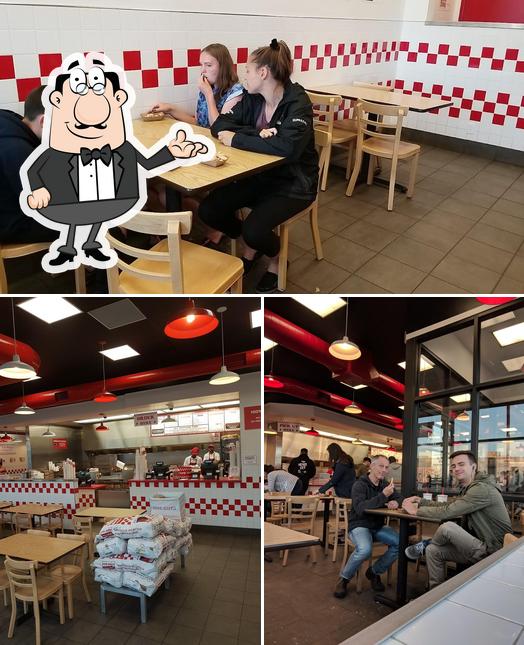 L'intérieur de Five Guys