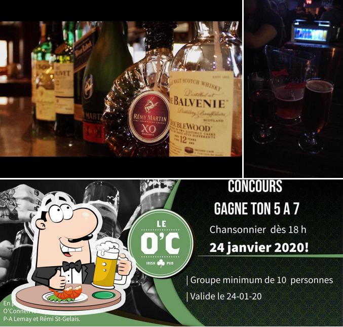 Commandez une pinte de bière blonde ou brune