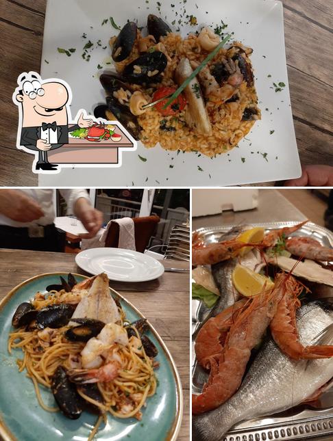 Kostet Meeresfrüchte bei da MARIO ristorante pizzeria Fischspezialitäten