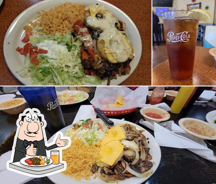 Взгляните на это изображение, где видны еда и пиво в El Jarocho Mexican Restaurant Inc