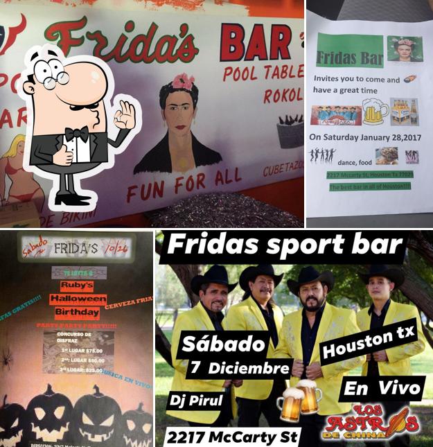 Look at the pic of Fridas Sports Bar
