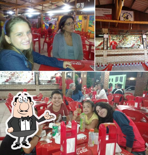 O interior do Crepe da Barra