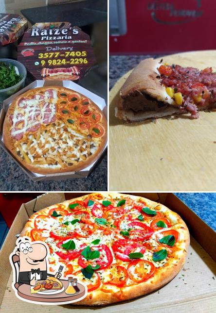 Consiga pizza no Raízes Pizzaria Delivery Disk Pizza