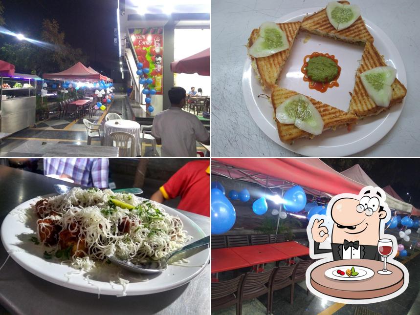 Food at Cream Corner