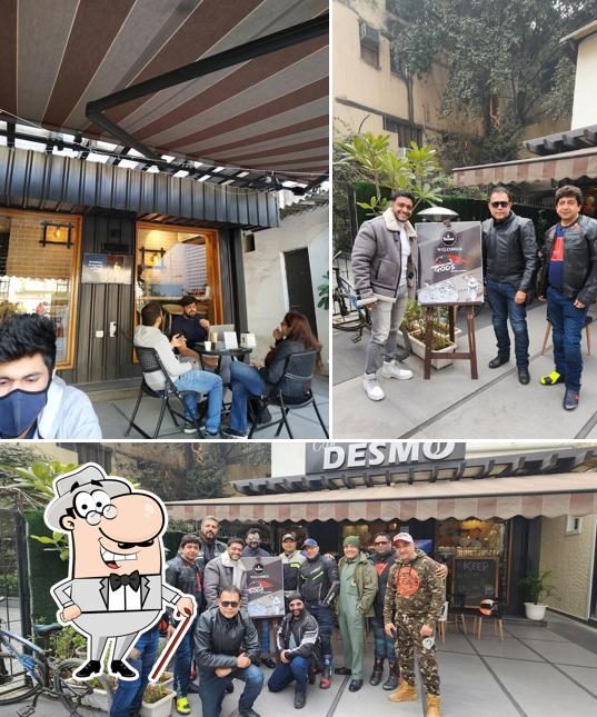 The exterior of Café Desmo