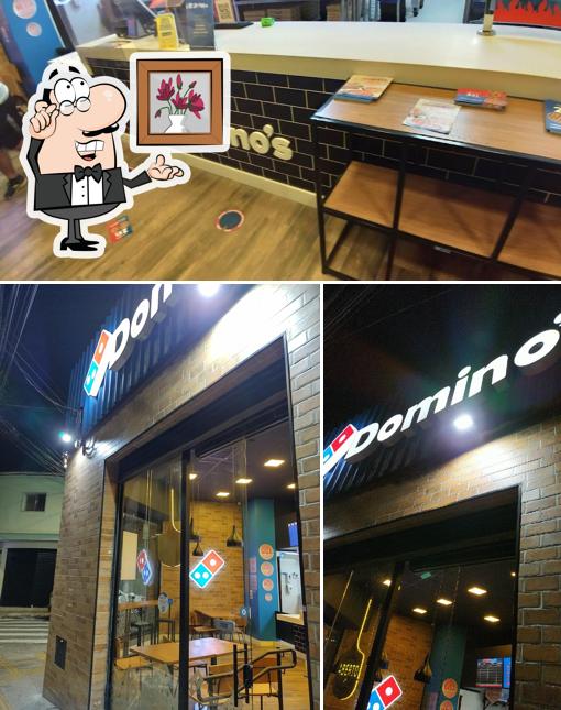 O interior do Domino's Pizza - Alto do Ipiranga