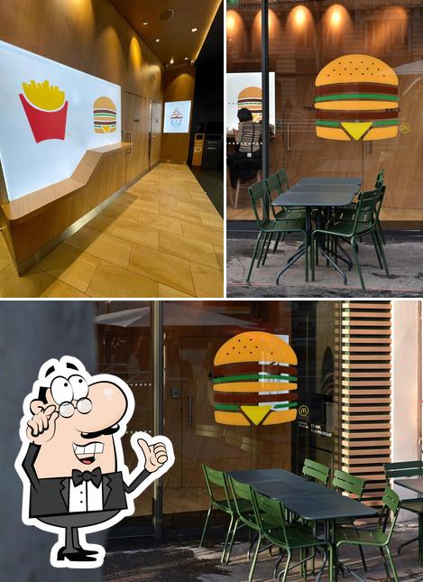 L'intérieur de McDonald's