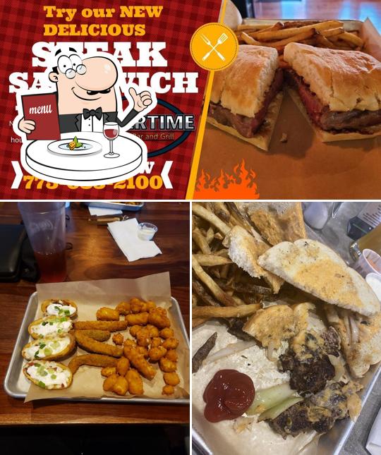 Overtime Sports Bar & Grill in Battle Mountain Restaurant menu and