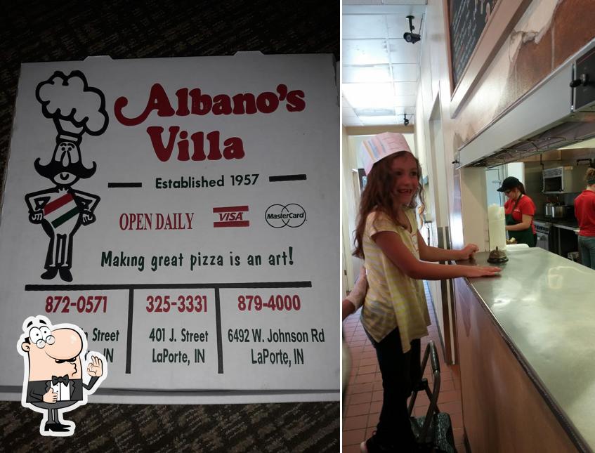 Menu of Albano's Pizza Inc pizzeria, USA, W Johnson Rd reviews and ratings