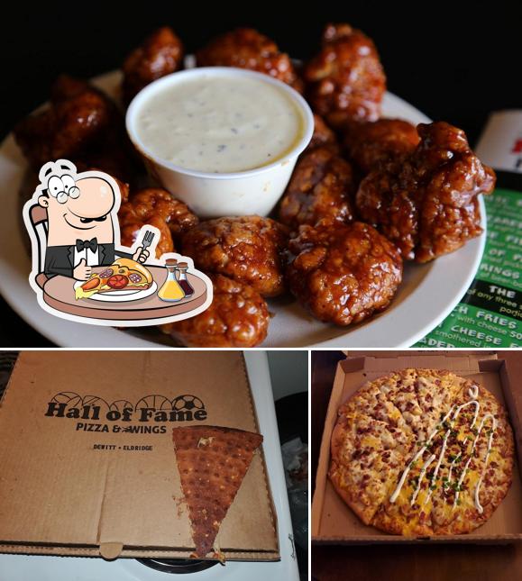 Hall of Fame Pizza & Wings in Eldridge Restaurant menu and reviews