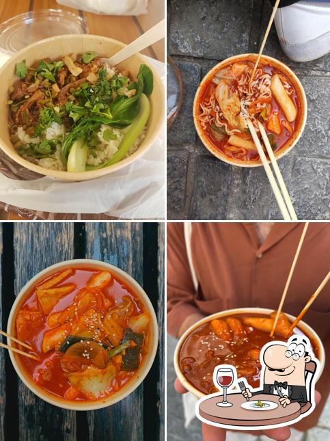 Cibo al 아줌마 떡볶이 - Ajumma Tteokbokki - Street Food Coreano