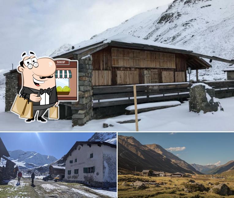 Goditi la vista dagli esterni di Berggasthaus Dürrboden