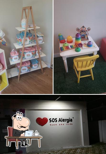 Veja imagens do interior do SOS Alergia