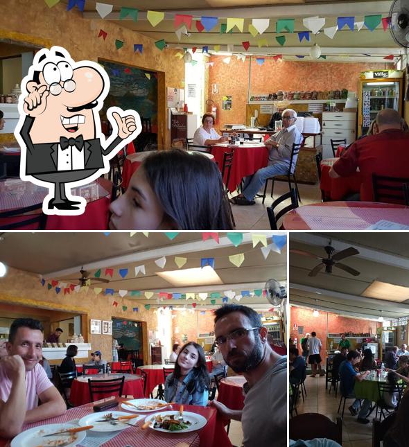 O interior do Restaurante Cozinha da Tia Maria