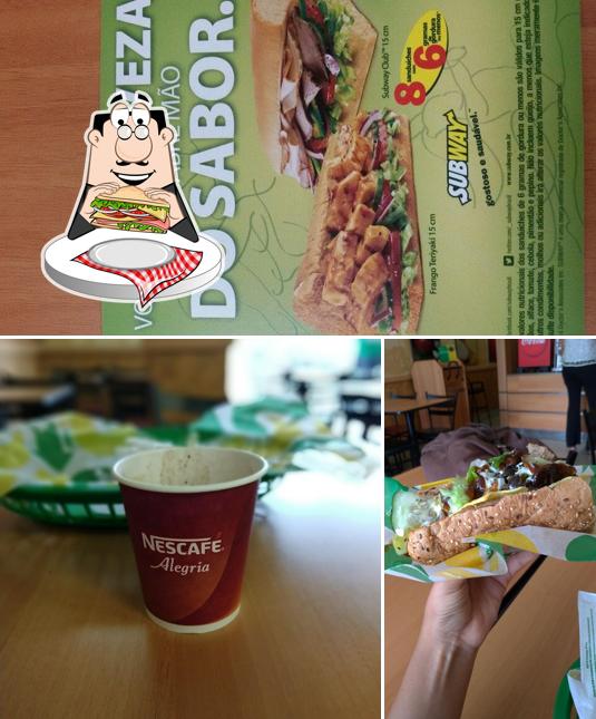 Clube sanduíches em Subway