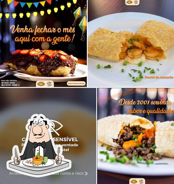 Comida em Café Pastel