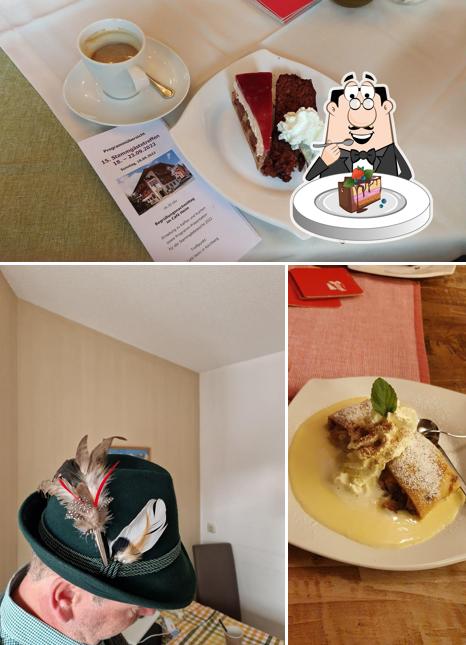 Шоколадный торт в "Café, Pension & Restaurant Heim - Kirchberg in Tirol"