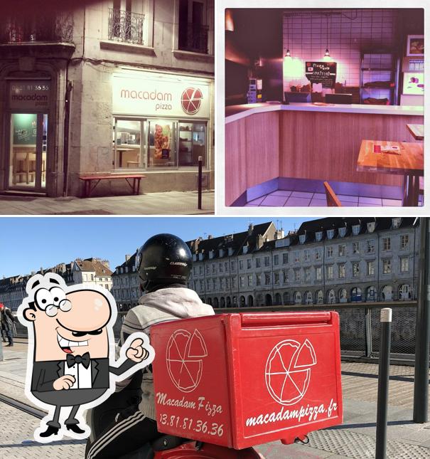 L’image de la intérieur et extérieur de Macadam Pizza’s