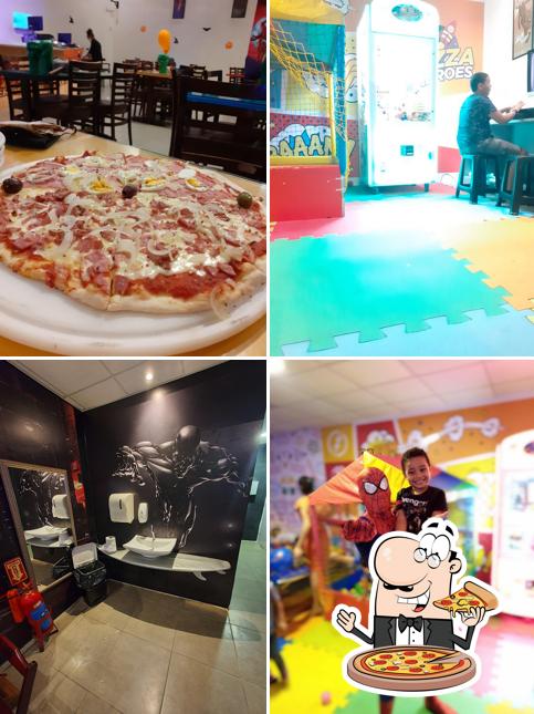 Experimente pizza no PIZZA HEROES