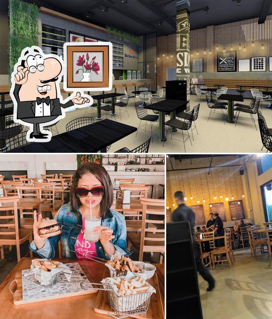 Veja imagens do interior do The burger