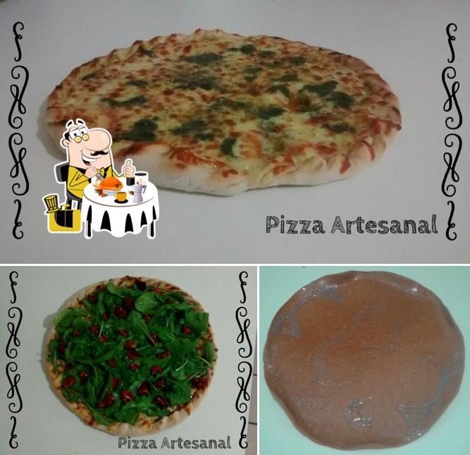 Comida em PizzaArtesanal