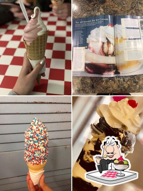 Dairy Creme Corner provides a number of sweet dishes