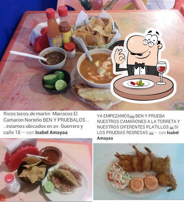 Meals at El "Camaron Norteño"
