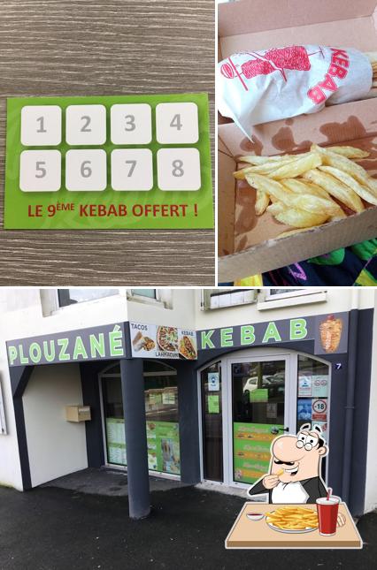 Essayez des frites à Plouzane Kebab