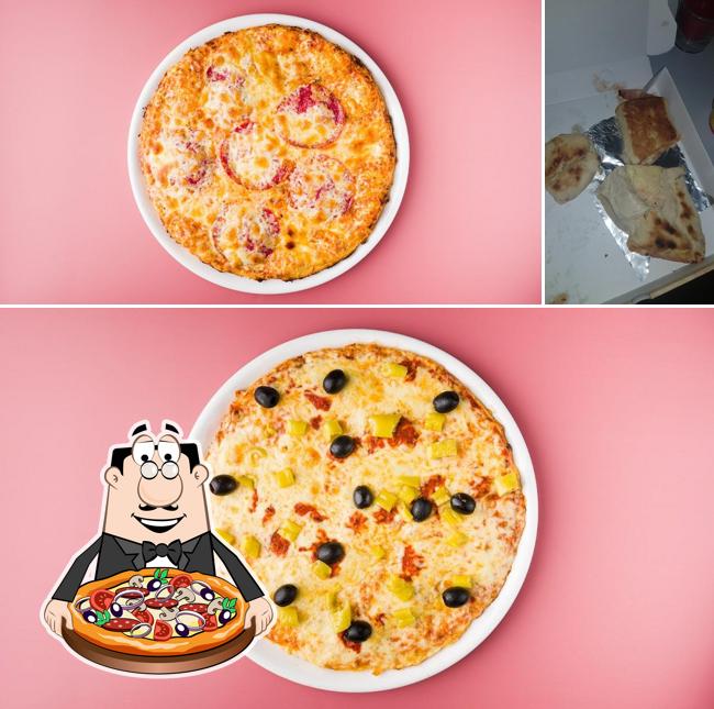 Choisissez différents types de pizzas